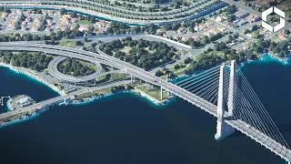 Thumbnail: Bridging the North to Central District | Cities Skylines 2 - Merlion Bay [55]