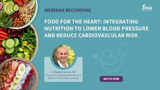 Thumbnail: Food for the Heart: Nutrition to Lower Blood Pressure & Reduce Cardiovascular Risk | Dr S. Devries