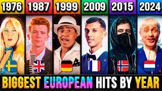 Thumbnail: Biggest European Hits of Each Year (1976 - 2026)