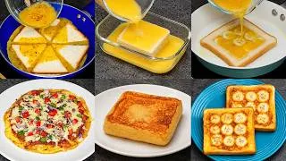 Thumbnail: Pour Eggs Over Bread, You Can Make Amazing Breakfast Recipe! 3 Easy and Delicious Breakfast Recipes!