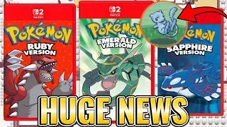 Thumbnail: NEW RUMOR! Pokemon Emerald Ruby and Sapphire Coming to Nintendo Switch SOON
