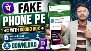 Thumbnail: Fake Phone Pe Apk Download With Sound Box | Fake PhonePe Kaise Download Kare | Fake Phone Pay App