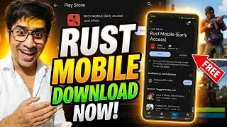 Thumbnail: Rust Mobile Download Now! 🔥 Android Gameplay & Install Guide (2026) #rustmobile #openworldgames 