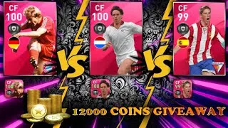Thumbnail: RUMMENIGGE🔥 VS BASTEN🚀 VS TORRES😱 | 12K COINS GIVEAWAY😱 | BATTLE OF THE BEASTS💪| PES 20 MOBILE