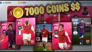 Thumbnail: 7000 COINS 💲💲 PACK OPENING😱 | VIEIRA💪 ROSICKY🎩 DECO🔥 | ARSENAL AND BARCA ICONIC MOMENTS🔥 | PES 20