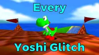 Thumbnail: Every Yoshi Glitch in Super Mario 64