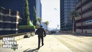 Thumbnail: Relaxing Ambient Walking Tour in DOWNTOWN Los Santos - [ Grand Theft Auto 5 ]