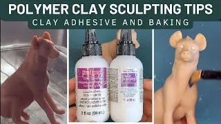 Thumbnail: Polymer clay sculpting tips ✦ Clay adhesive and baking