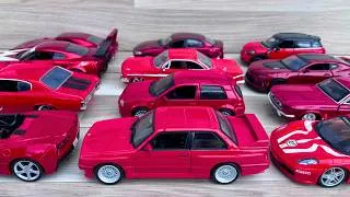 Thumbnail: Red Diecast Car Collection!❤️Amazing Model Cars Showcase