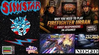 Thumbnail: Sinistar Arcade | AtGames Firefighter Urban | Truxton Extreme | Neo Geo AES+ 82 days