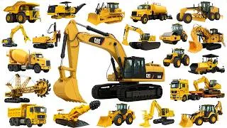 Thumbnail: Excavator, Dump Truck, Bulldozer  Learn Construction Vehicle Names for Kids