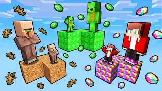 Thumbnail: Mikey & JJ vs FRIENDS STATUE Chunk Minecraft Battle (Maizen)