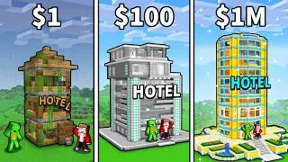 Thumbnail: Mikey & JJ: from POOR to RICH Hotel Challenge: Minecraft Maizen