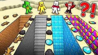 Thumbnail: Mikey vs JJ vs Friends Challenge: NOOB vs PRO Underground Stairs (Maizen Minecraft)