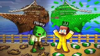 Thumbnail: Mikey & JJ: DIRT vs MONEY Cruise Ship (Maizen Minecraft)