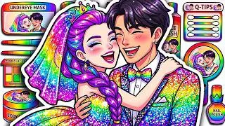 Thumbnail: K-Pop Demon Hunters ❤️ Rumi & Jinu's Wedding Glow Up