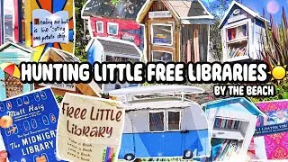 Thumbnail: 🌊Come Little Free Library Hunting by The Beach With Me In 2023! 📮✨