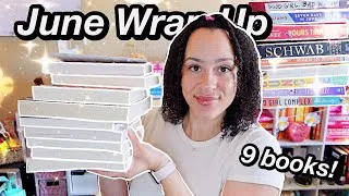 Thumbnail: 🌞 June Monthly Reading Wrap Up 2023 | Rating 9 Books ft. 3 five 🌟 reads, and Books YOU picked!