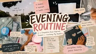 Thumbnail: The Paper Bunny 🐰 |Realistic Evening Routine of a Competitive Exam Aspirant | Study, Walk & Reset 🌙📚