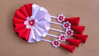 Thumbnail: DIY Paper Wall Hanging for Home Decor | Easy & Beautiful Paper Craft 🌸 | Step by Step Tutorial