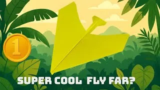 Thumbnail: SUPER Cool Paper Airplane Anyone Can Make ✈️