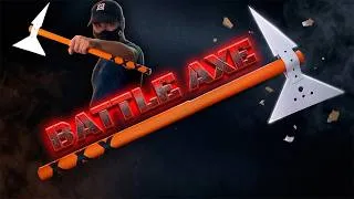 Thumbnail: How to Make a Paper Battle Axe 🪓 Easy DIY Ninja Weapon!