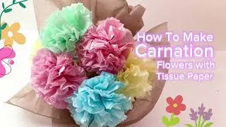 Thumbnail: DIY Super Easy Paper Flower Bouquet with Tissue Paper | #paperflowerbouquet #diy