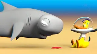 Thumbnail: Paperotti in 'DUCK DIVER' 🦆🦈 The Silly Funny Duck - Animated Short
