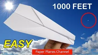 Thumbnail: How to Make An Easy Jet Paper Airplane - Easy jet paper plane