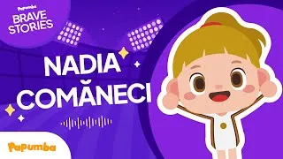 Thumbnail: WHO IS NADIA COMĂNECI FOR KIDS: OLYMPIC GOLD MEDAL WINNER 🤸‍♀️✨ | THE FIRST PERFECT 10 IN GYMNASTICS