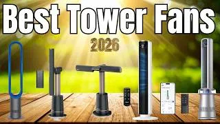 Thumbnail: Best Tower Fans 2026 🔥 Top 5 Tower Fans for Every Home