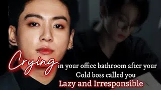 Thumbnail: Crying in your office bathroom after your cold Boss called you lazy and irresponsible. 