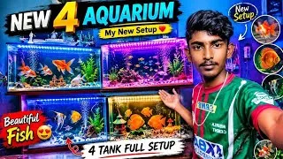 Thumbnail: New Aquarium Setup 2026 🐟 | 4 Tank Fish Collection