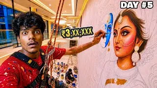 Thumbnail: Can I Finish My Most Expensive Wall Painting in 7 Days ?😳