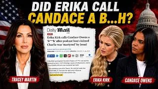 Thumbnail: Did Candace Owens Call Erika Kirk a Ghoul and Bitc*? Erika's Best Friend Tracey Martin Responds!