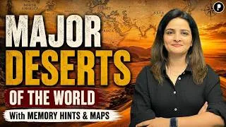 Thumbnail: World Map Series: Deserts of the World | All Deserts Continent Wise | World Geography with Maps