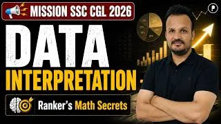 Thumbnail: Data Interpretation Tricks for SSC CGL 2026 | Solve DI Fast with Shortcuts