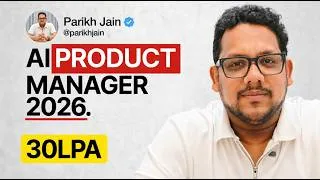 Thumbnail: How to become AI Product Manager in 2026 | Ex- Amazon, Coding Ninja Co-founder