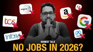 Thumbnail: Honest future of IT Jobs | Job Market in 2026 | When Layoffs will end?