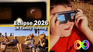 Thumbnail: 🌘 We Watched the Solar Eclipse!  Family Eclipse Adventure in Kent 2026