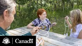 Thumbnail: Dream Catcher Workshop: Rocky Mountain House NHS #shorts | Parks Canada