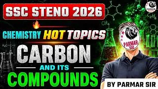 Thumbnail: SSC Steno 2026 Chemistry | Carbon & Its Compounds | Parmar sir