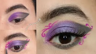 Thumbnail: easy purple eye makeup tutorial ✨ step by step  #smokyeye #eyemakeuptips #eyemakeuptutorial