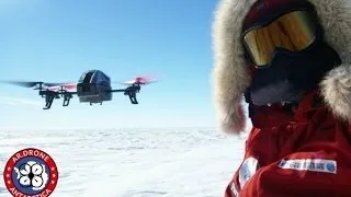 Thumbnail: Parrot AR.Drone 2.0 flying over South Pole in Antarctica