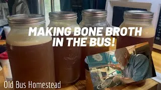 Thumbnail: Making Bone Broth Outside the Bus!