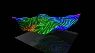 Thumbnail: Varied bouncing balls - Topographical distribution + Relaxing sounds 😊 #asmr #satisfying #physics