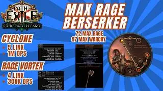 Thumbnail: PoE [3.29] Spin to Win! Max Rage Cyclone Berserker Rage Vortex of Berserking