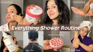 Thumbnail: EVERYTHING SHOWER ROUTINE for Glowing Skin & Healthy Hair | Pamper & Reset Day #everythingshower 