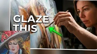 Thumbnail: How to Paint Luminous Skin|Oil Glaze over Acrylic Portrait |light and shadow over ballets#2painting