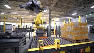 Thumbnail: Bundle palletizer with multi-functional end-of-arm tooling | PASCO®